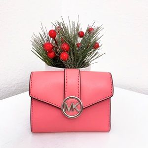 Michael Kors Carmen Medium Flap Bifold Wallet